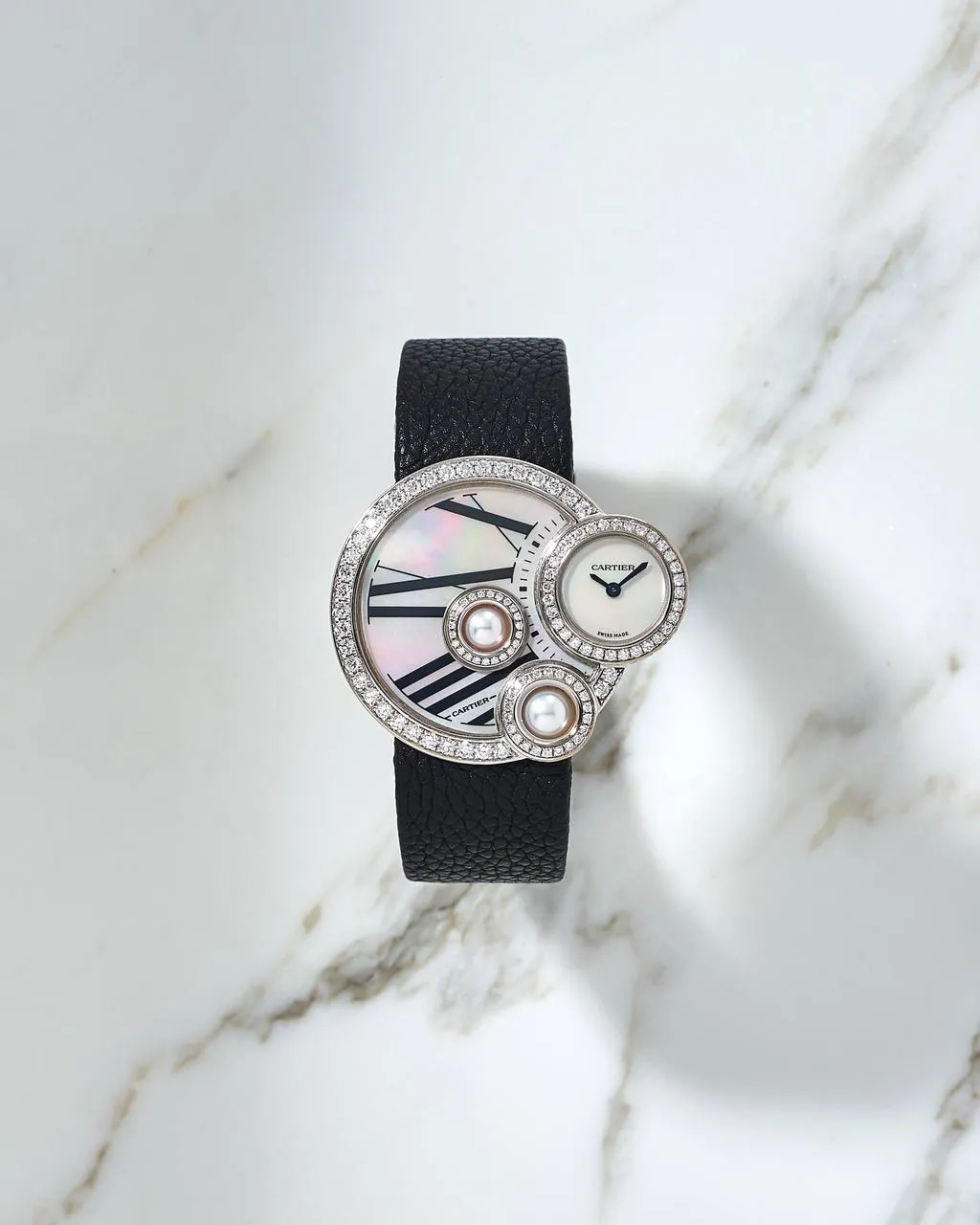 Cartier Libre Perles White Gold MoP Dial 3053