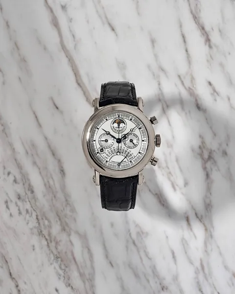 Franck Muller Perpetual Calendar Retrograde Moonphase Chronograph White Gold