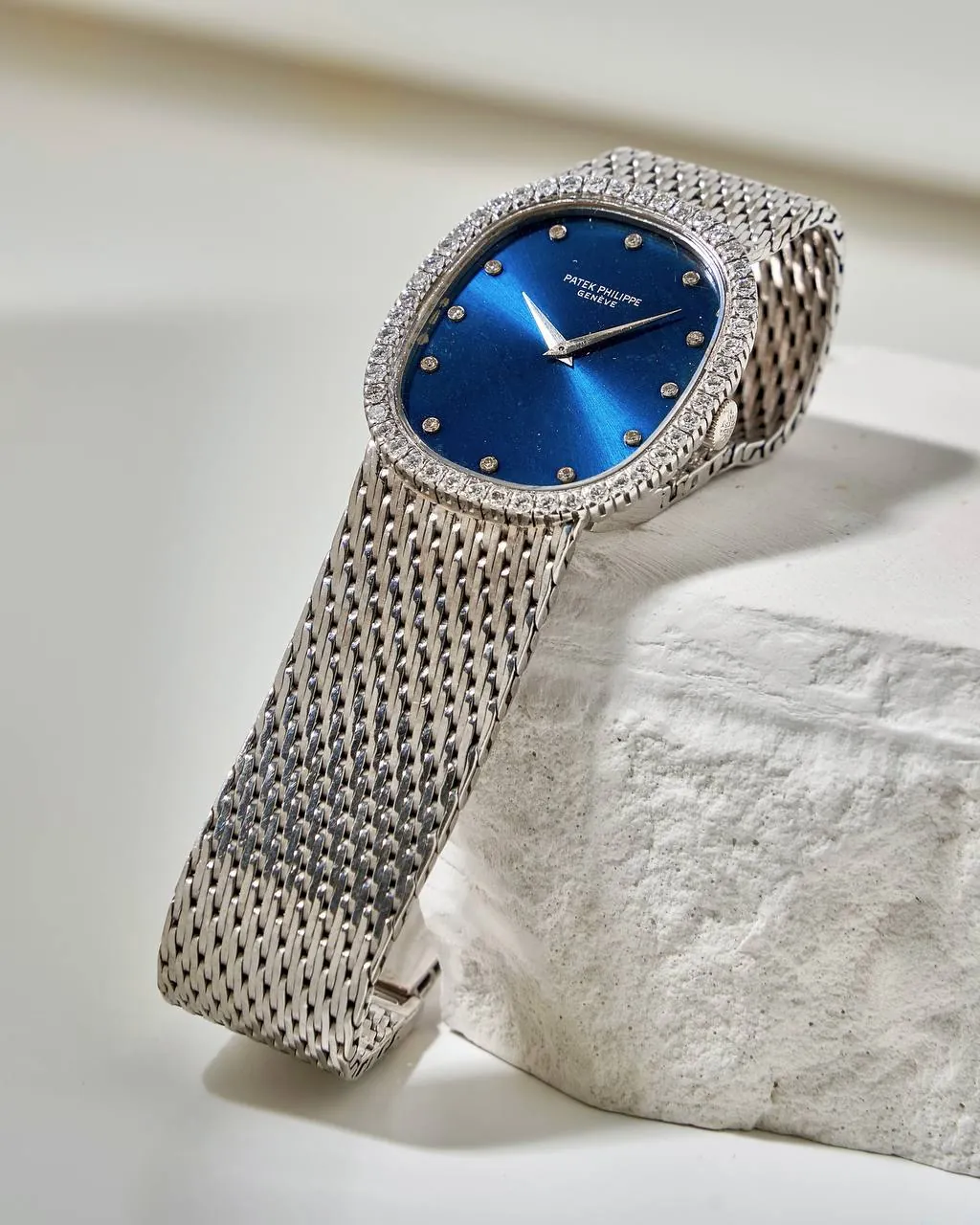 Patek Philippe Golden Ellipse Diamonds 3748 White Gold – 3