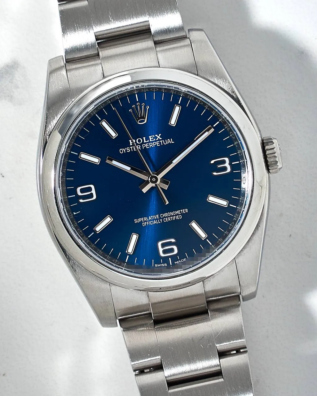 Rolex Oyster Perpetual 36 mm Blue Dial 116000 – 9