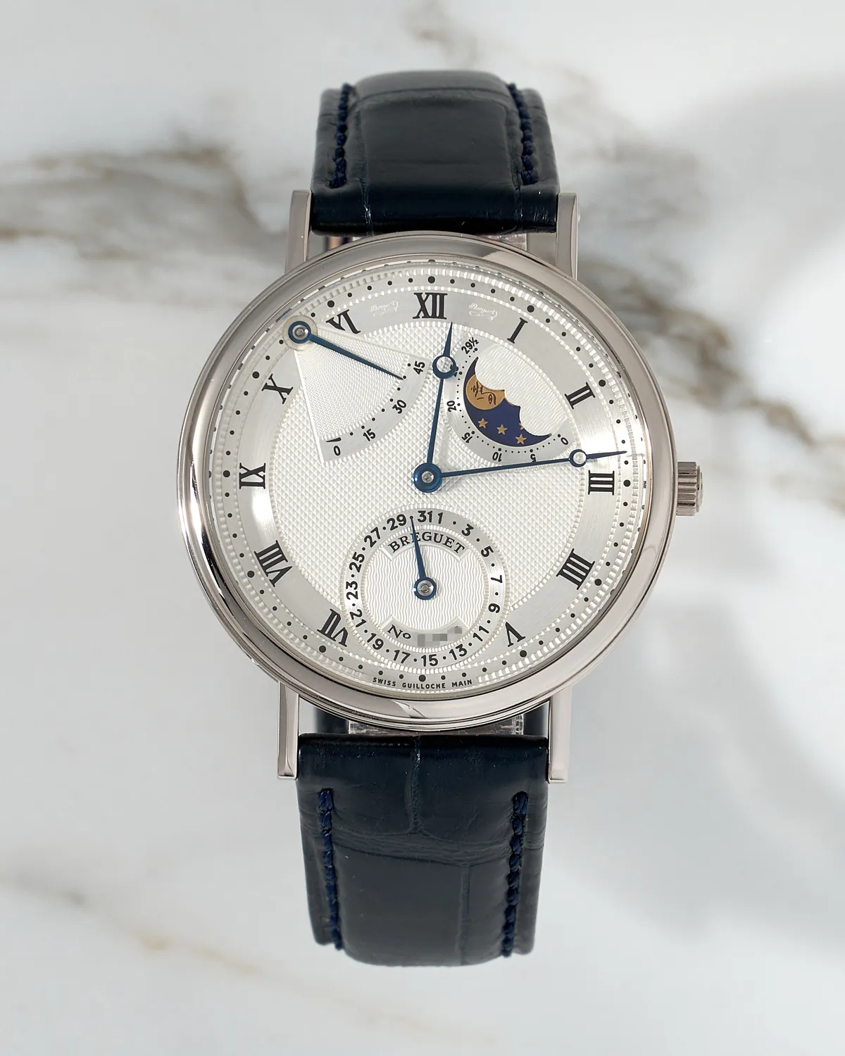 Breguet Classique Moon Phase Power Reserve White Gold 3130 – 4