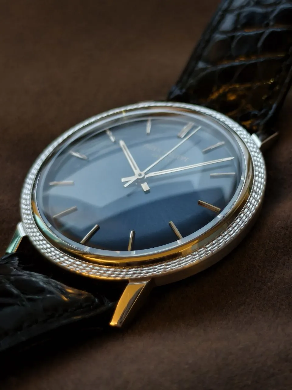 Patek Philippe Calatrava Blue Dial White Gold 3563 – 3