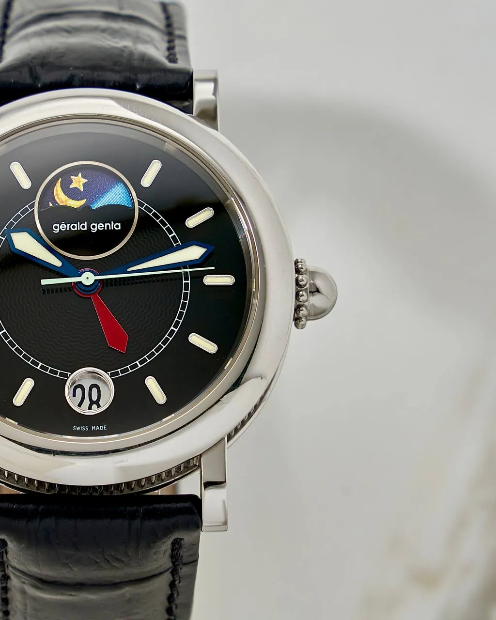 Gerald Genta Night & Day GMT Black Dial – 2