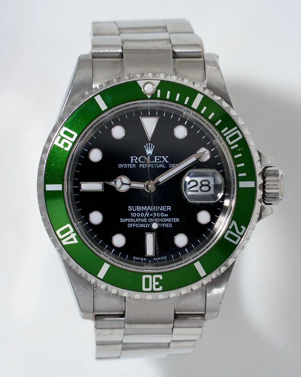 Rolex Submariner Kermit Date 40mm F series 16610LV MK3 – 2