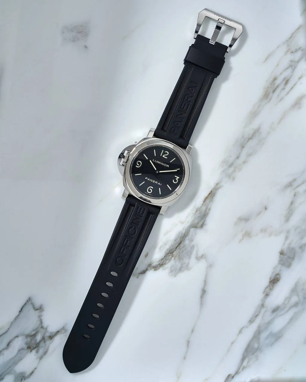Panerai Luminor Base Black Dial 44mm Manual Wind PAM219 – 5