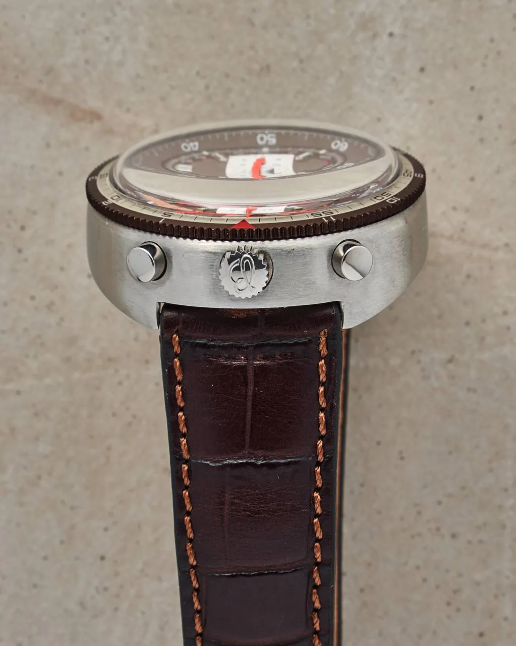Breitling Chrono-Matic Bullhead Pupitre Chronograph Brown – 8