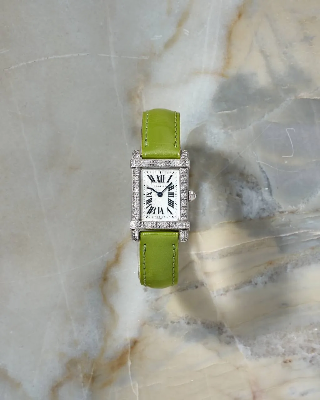 Cartier Tank Chinoise White Gold & Diamonds 2338