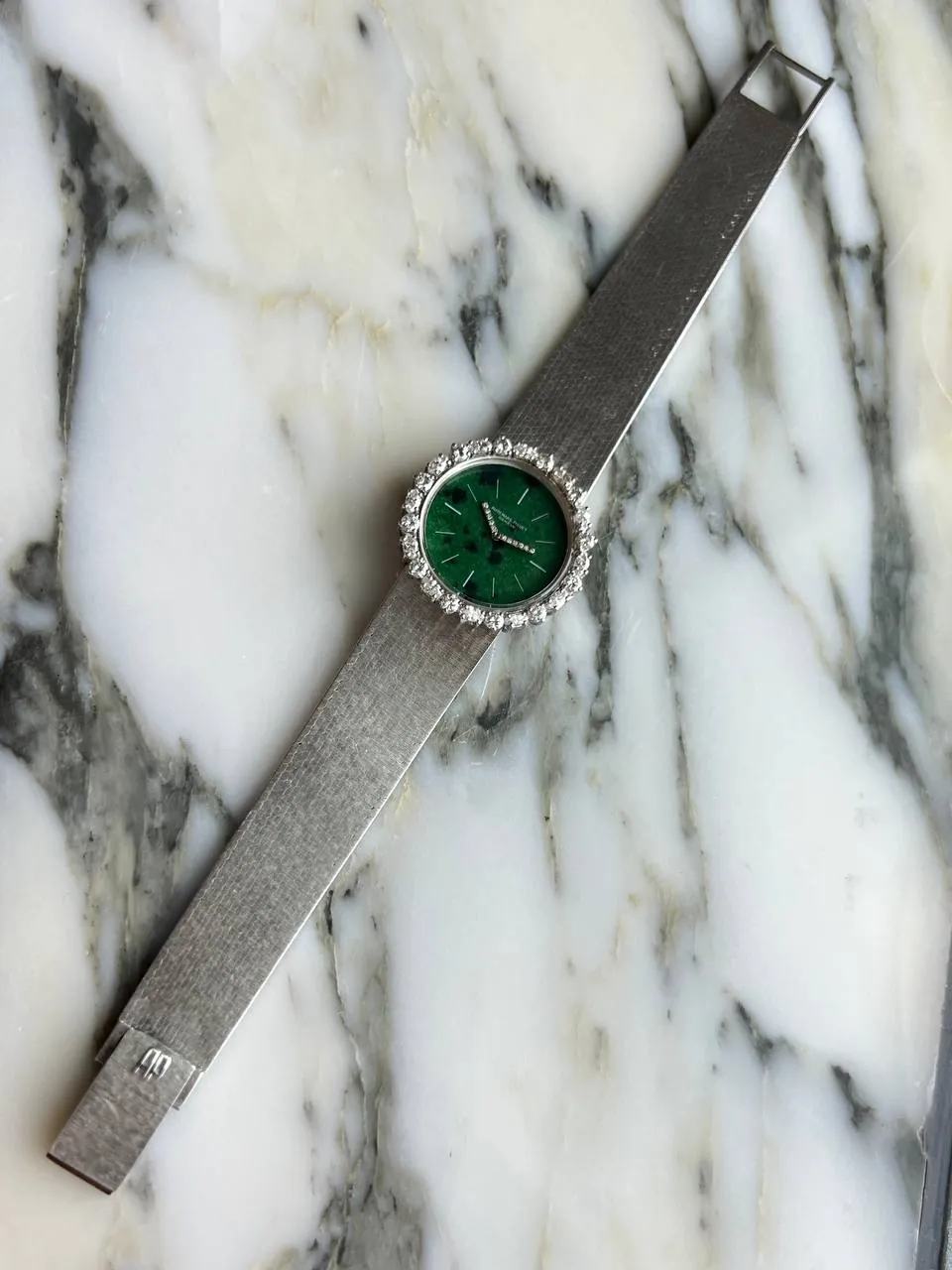 Audemars Piguet Vintage Ladies Diamonds Jade Dial White Gold – 7
