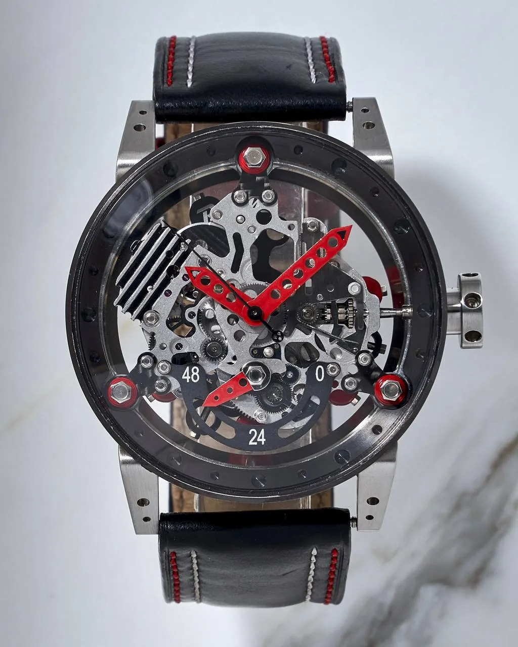 B.R.M R50 TN AR Red Skeleton Titanium – 3