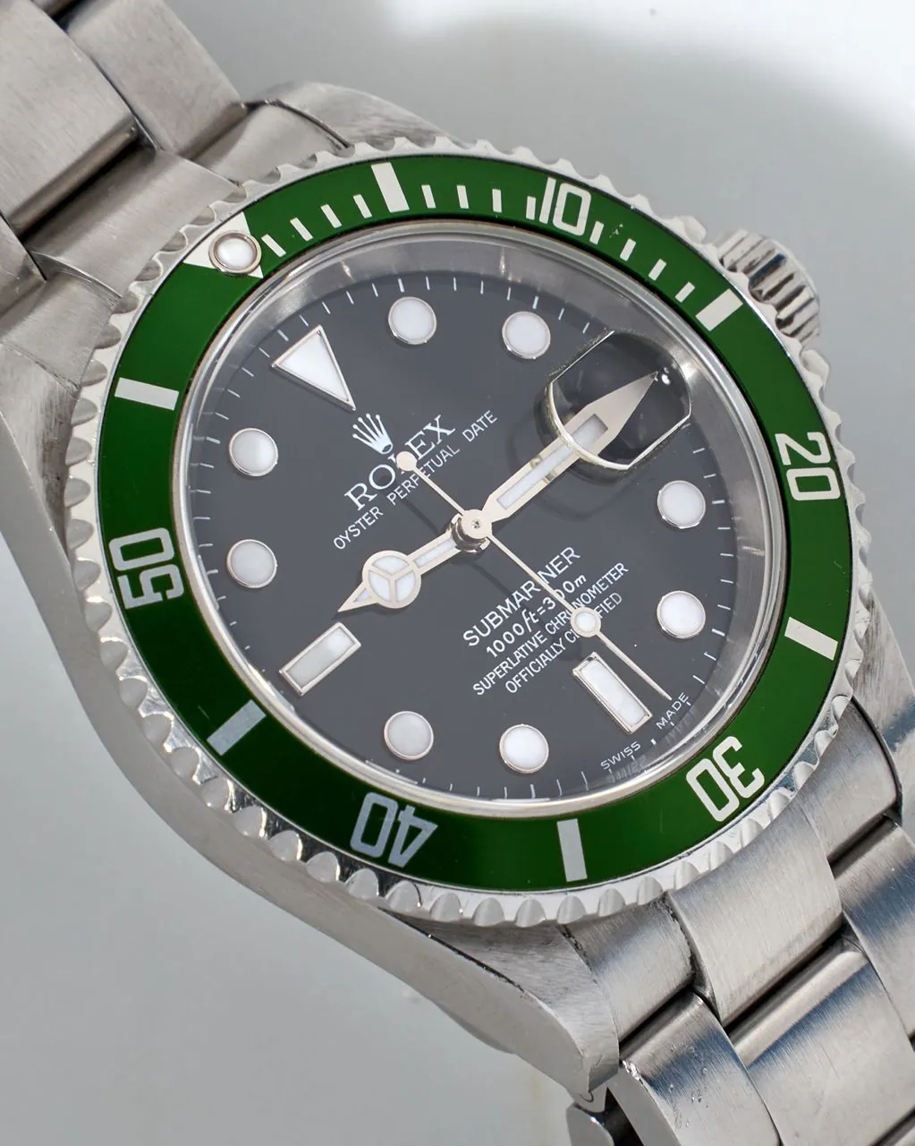 Rolex Submariner Kermit Date 40mm F series 16610LV MK3 – 10