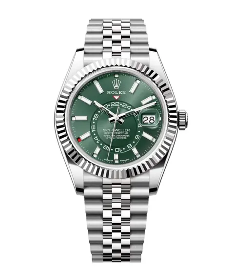 Rolex Sky-Dweller 42mm Green Dial 336934 NEW