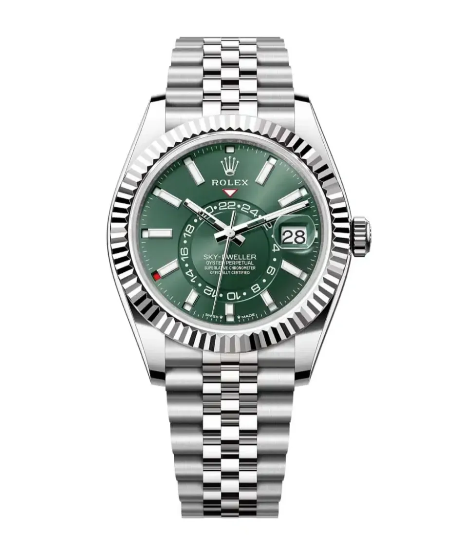Rolex Sky-Dweller 42mm Green Dial 336934 NEW