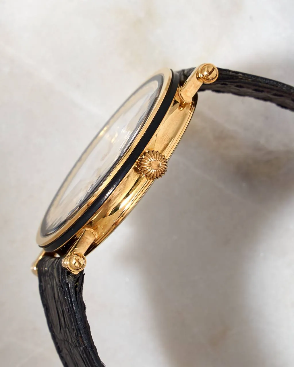 Gérald Genta Gefica Yellow Gold White Onyx – 3