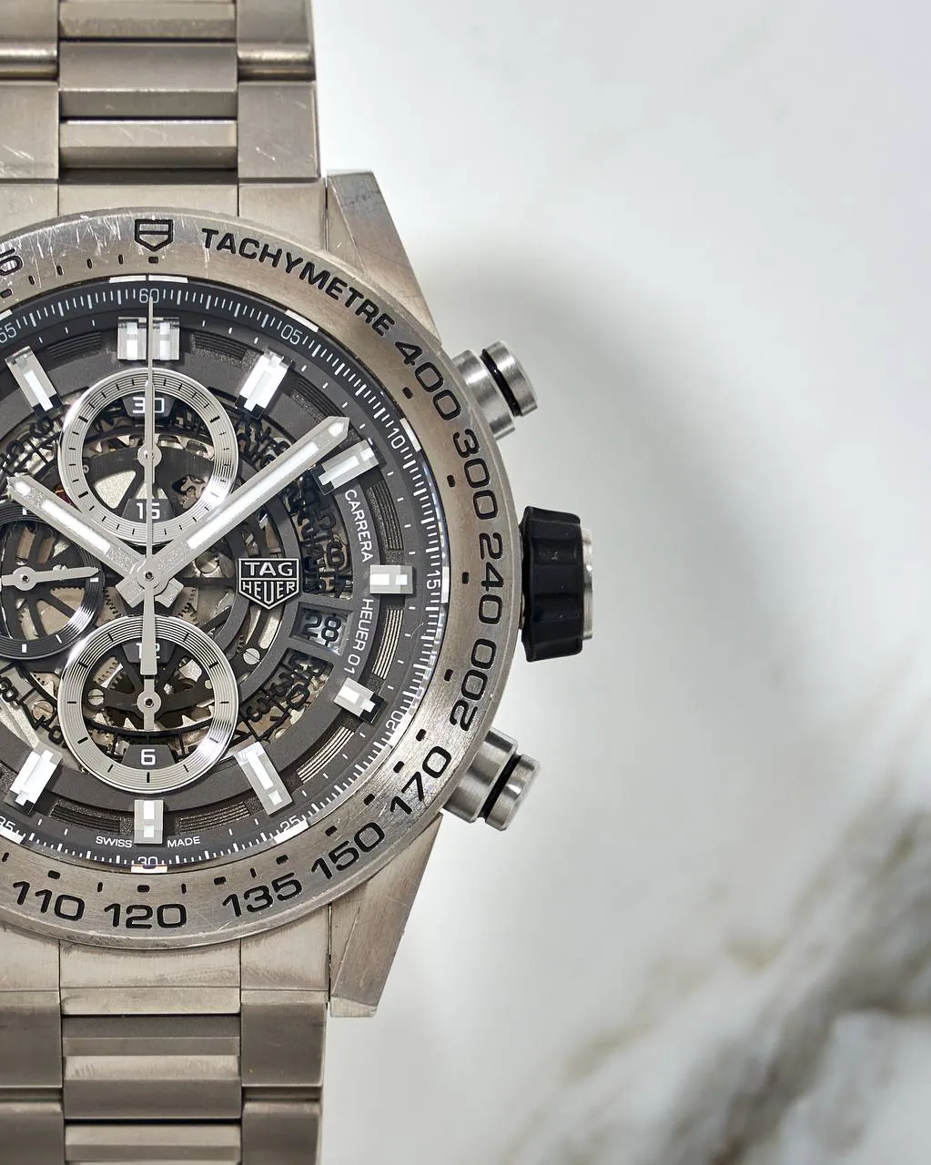 TAG Heuer Carrera Calibre Heuer 01 Grey Phantom Skeleton Titanium – 2
