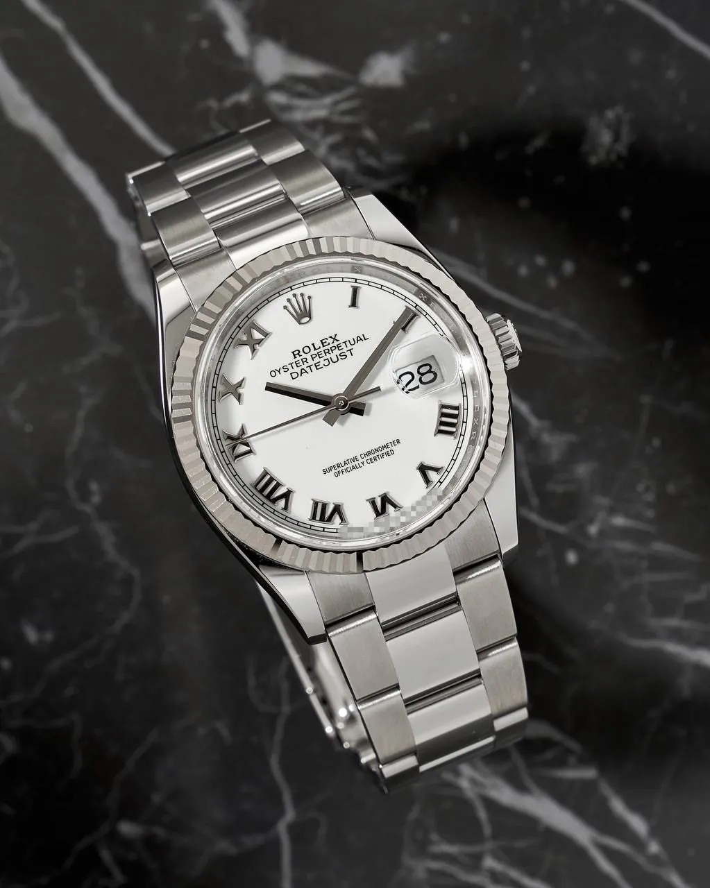 Rolex Datejust 36mm White Romain Dial 126234 – 7