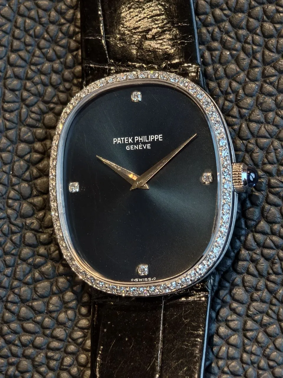 Patek Philippe Golden Ellipse Diamonds 3849 White Gold