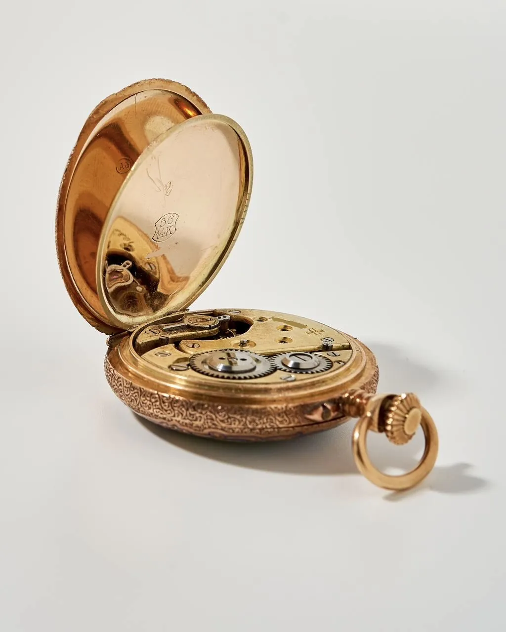 Adrien Gindrat Gold and Enamel Pocket Watch – 10