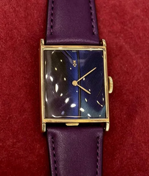 Corum Tank shape Peacock dial