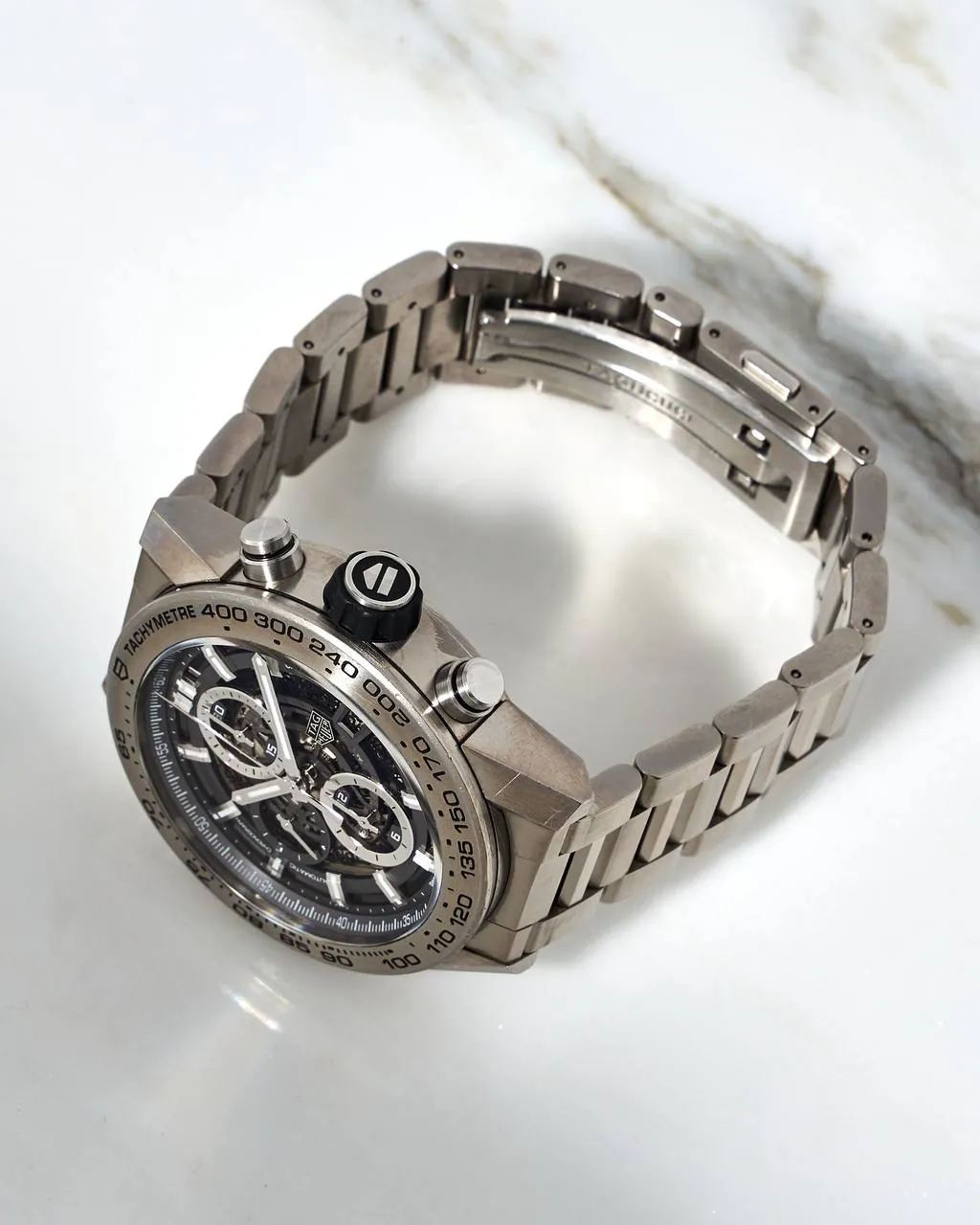 TAG Heuer Carrera Calibre Heuer 01 Grey Phantom Skeleton Titanium – 4