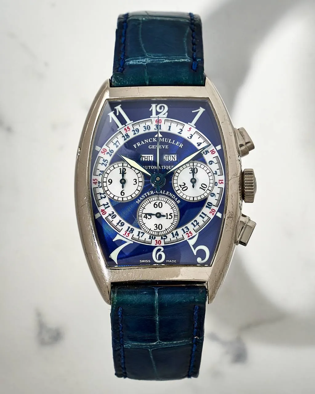 Franck Muller Master Calendar Blue Dial White Gold – 10
