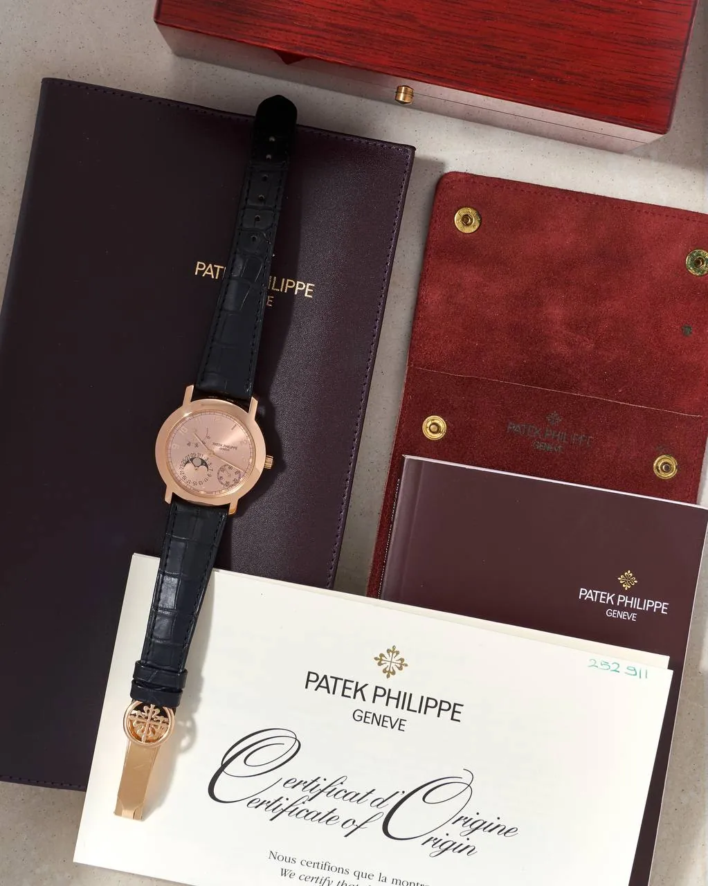 Patek Philippe Complications Moon Phase Power Reserve 5055 Rose Gold – 3