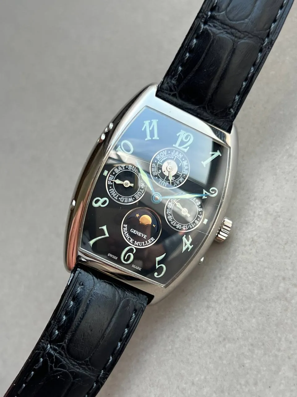 Franck Muller Casablanca Quantième Perpétuel White Gold Black Dial – 6