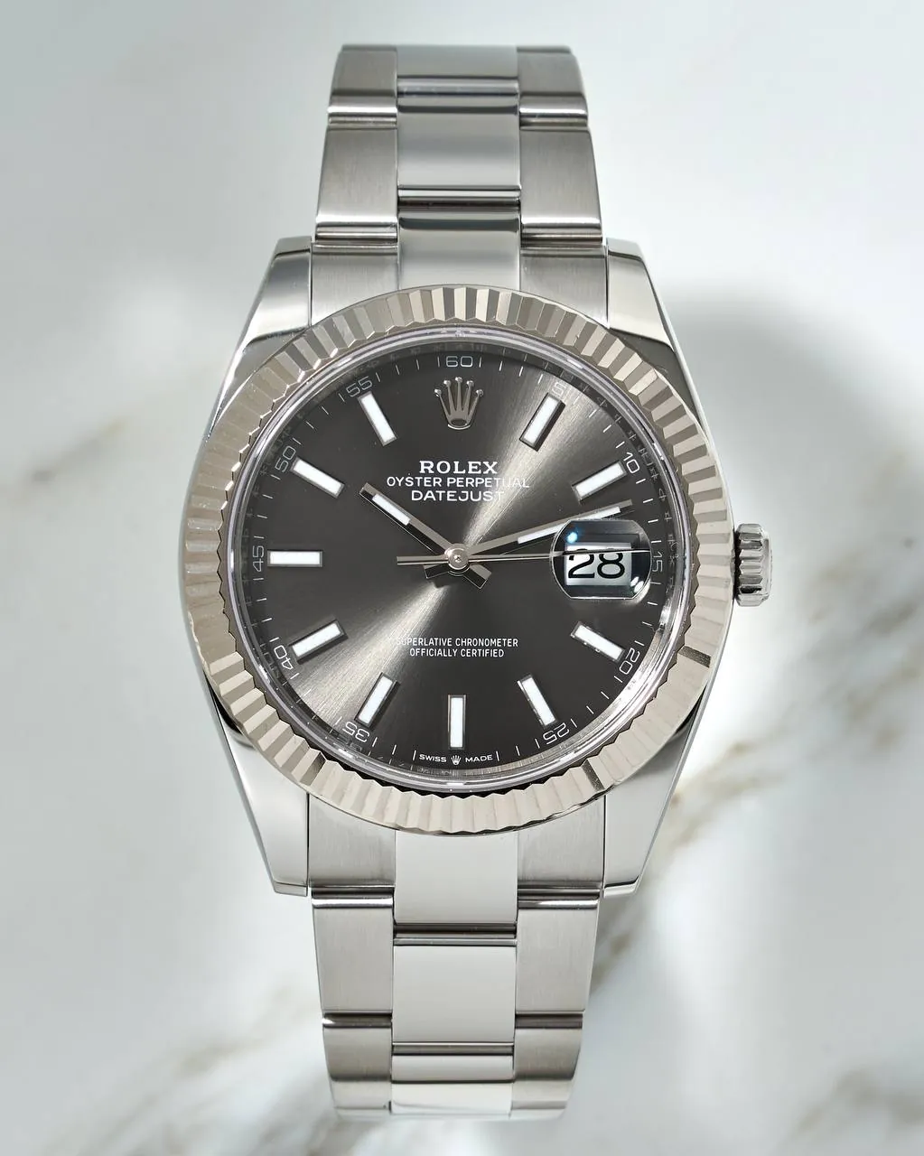 Rolex Datejust 41mm Grey Dial 126334 – 11