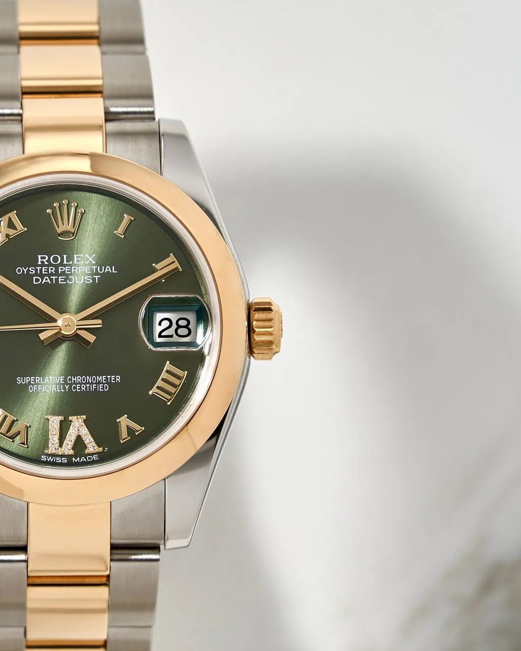 Rolex Datejust Olive Romain Dial 31mm 178243 – 2