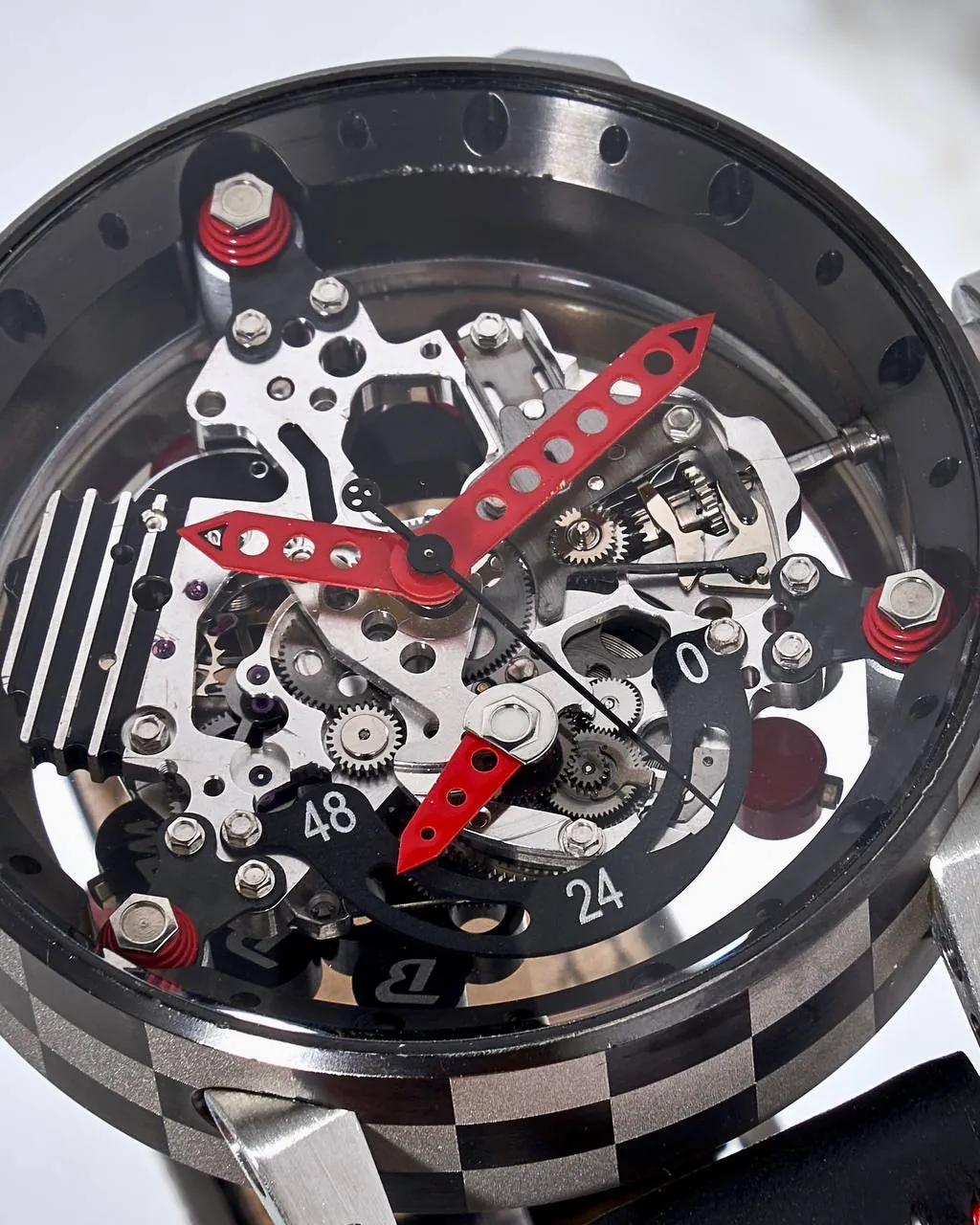 B.R.M R50 TN AR Red Skeleton Titanium – 11