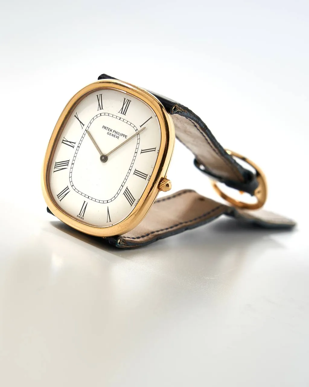 Patek Philippe Golden Ellipse White Romain Dial 3738 – 9