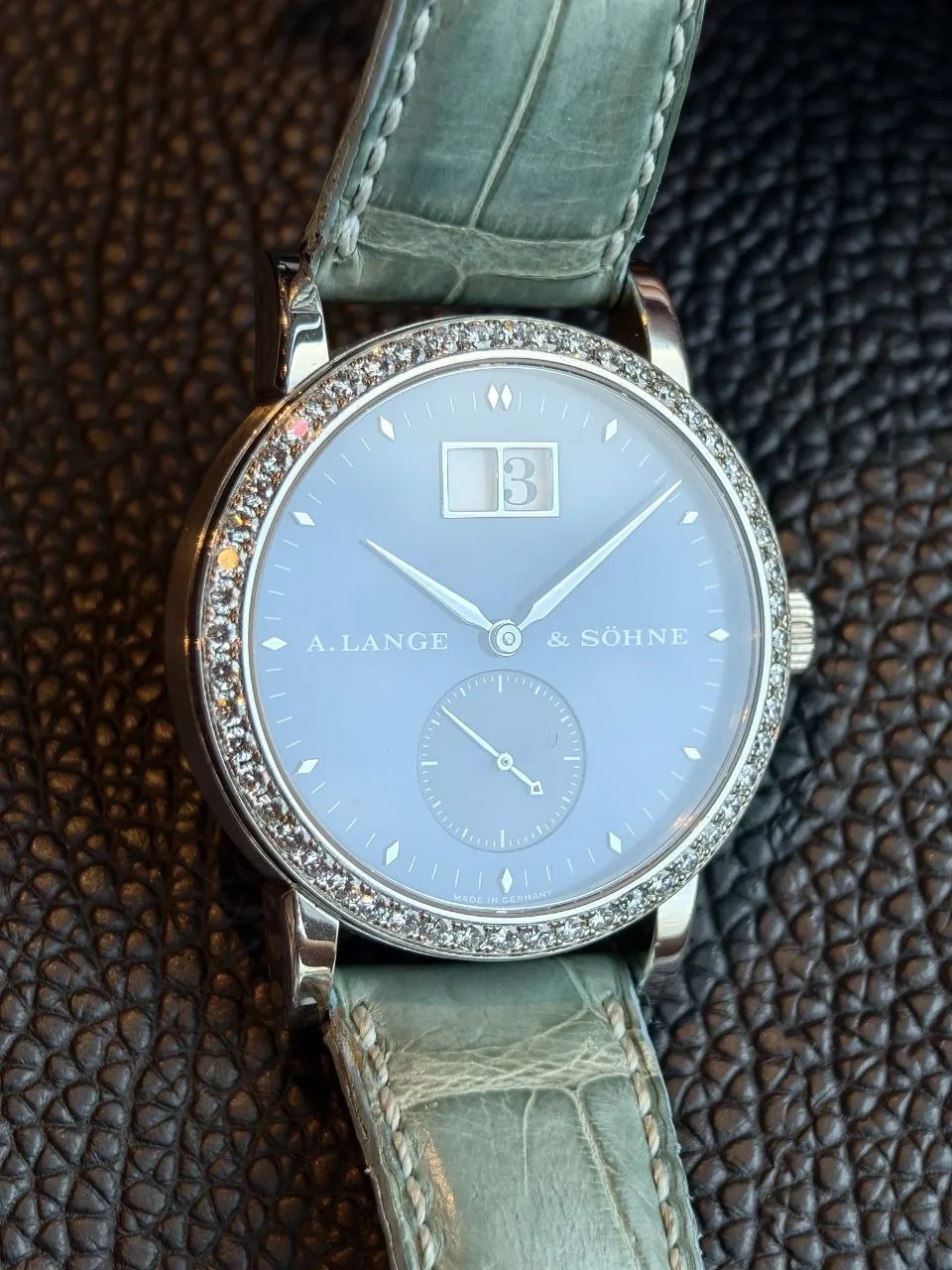 A. Lange & Sohne Saxonia Diamond-Set Bezel White Gold – 7