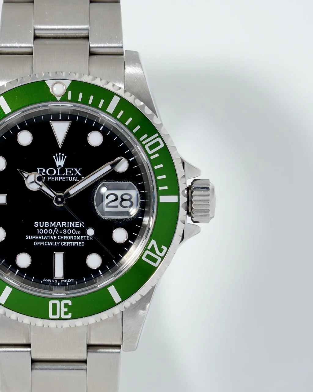 Rolex Submariner Kermit Date 40mm F series 16610LV MK 3 – 3