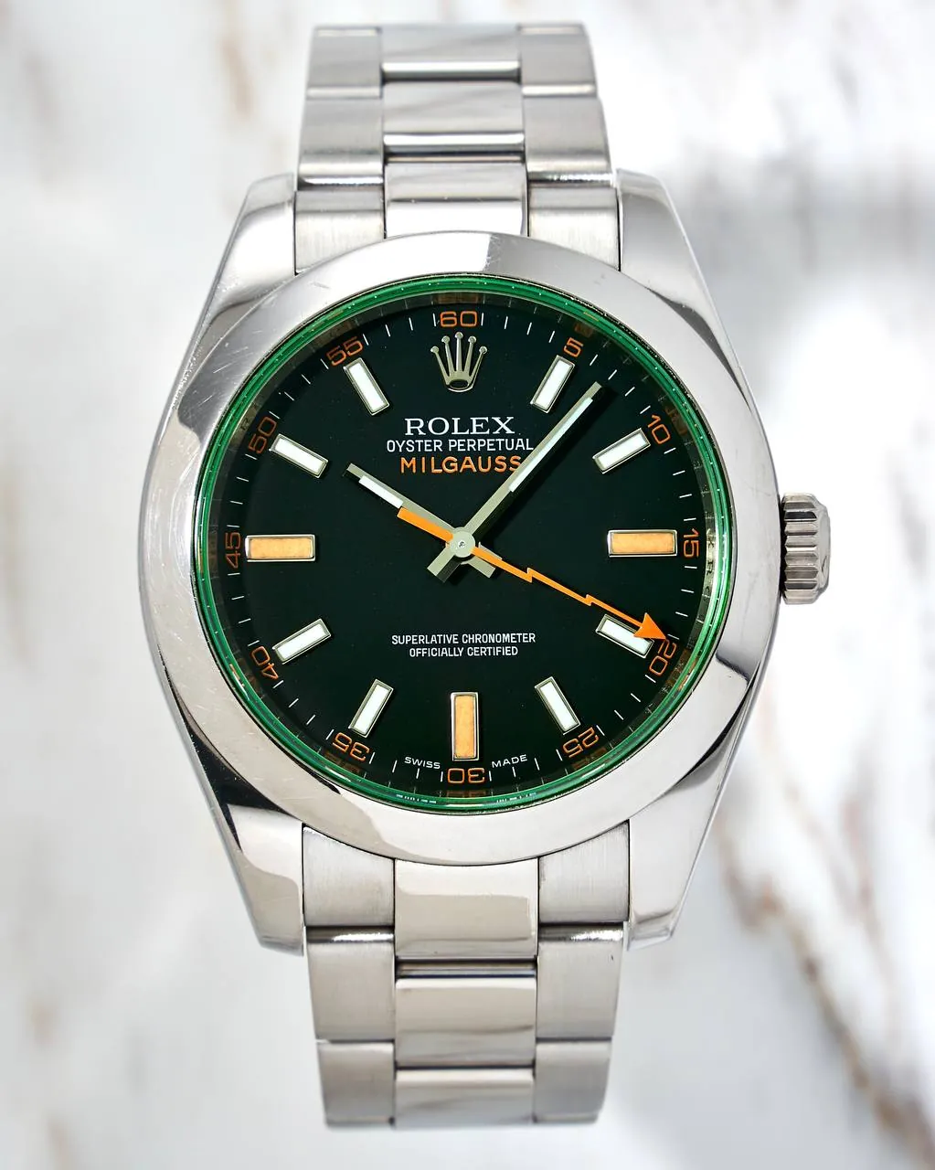 Rolex Milgauss 40mm Green Sapphire V Series 116400 – 11