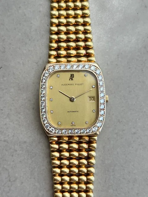 Audemars Piguet Champagne Dial and Diamonds