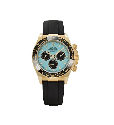 Rolex Daytona Yellow Gold 40mm Tuequoise 126518LN