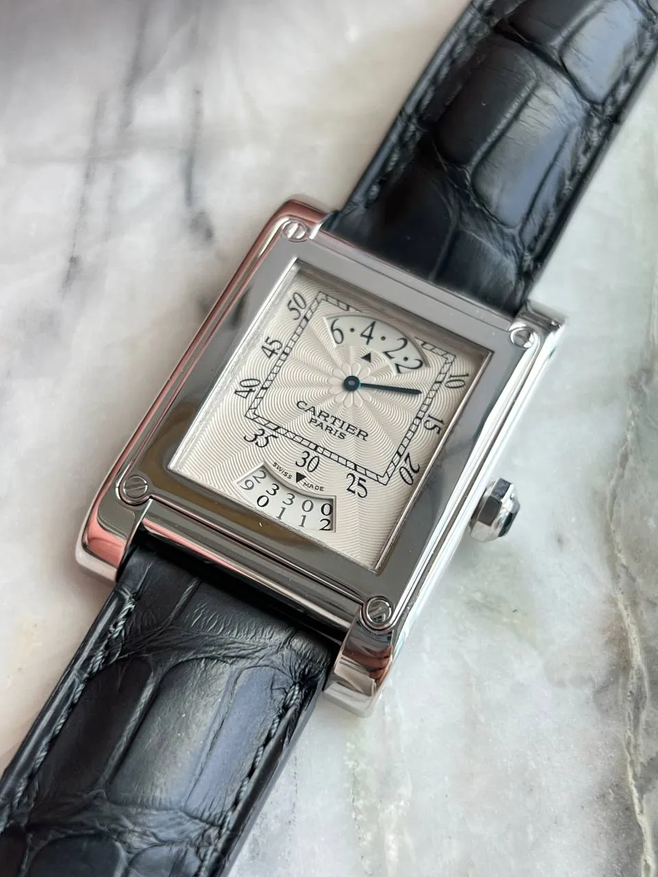 Cartier Tank a’ Vis ‘CPCP’ 2554 Wandering Hours White Gold – 9