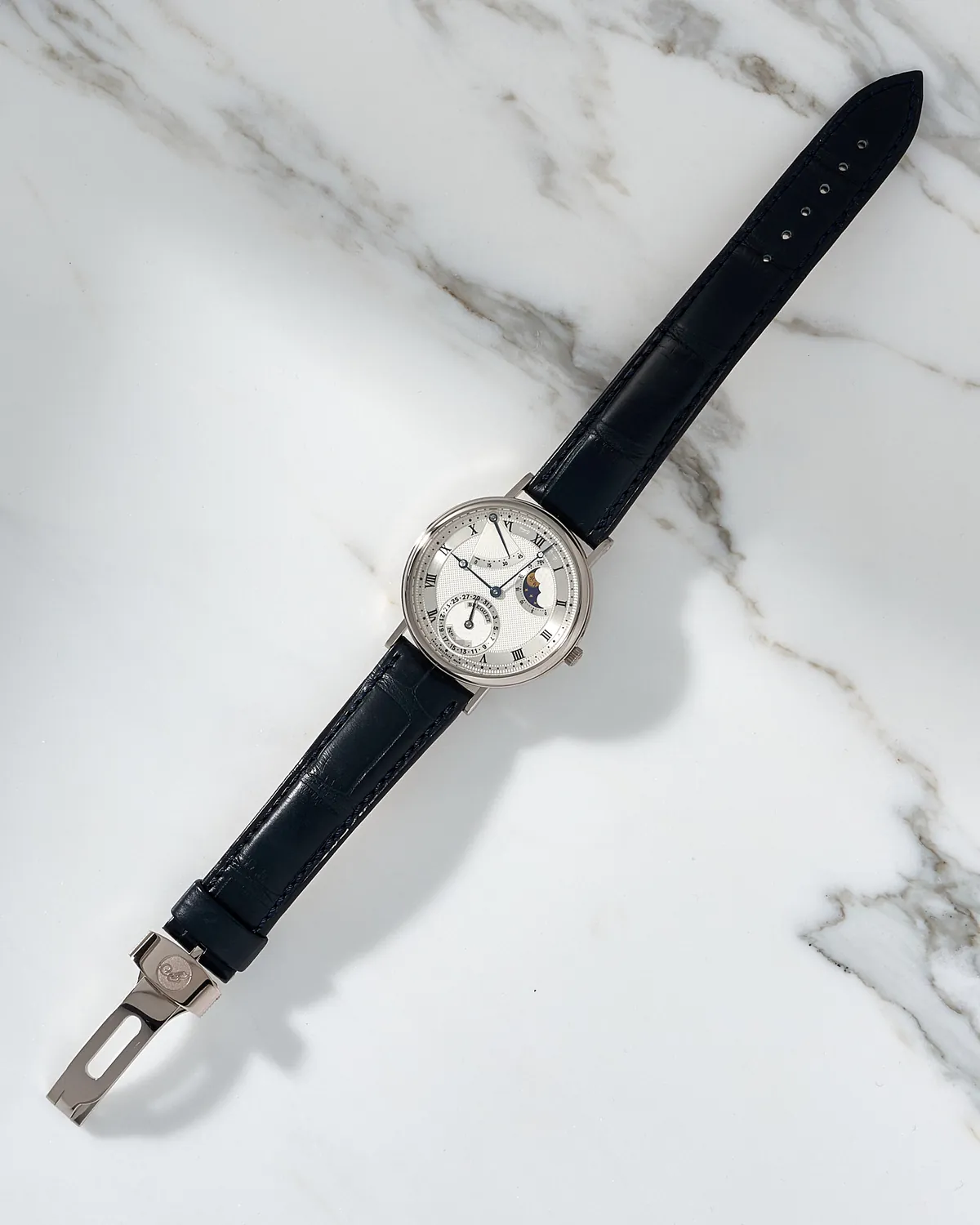 Breguet Classique Moon Phase Power Reserve White Gold 3130 – 7