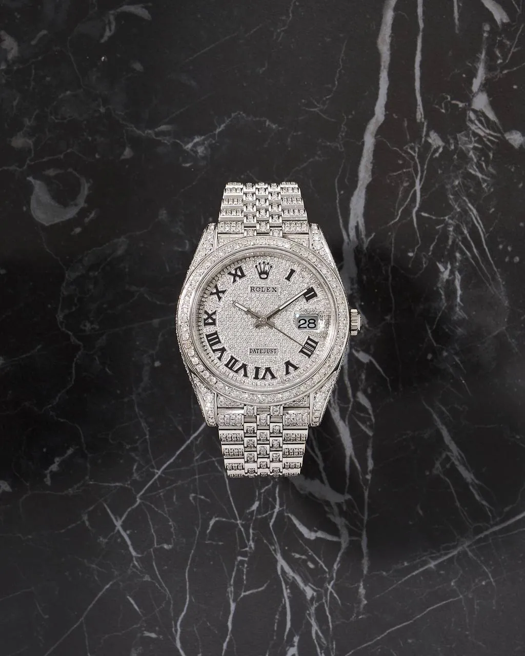 Rolex Oyster Datejust 41mm Diamonds Rush 126300