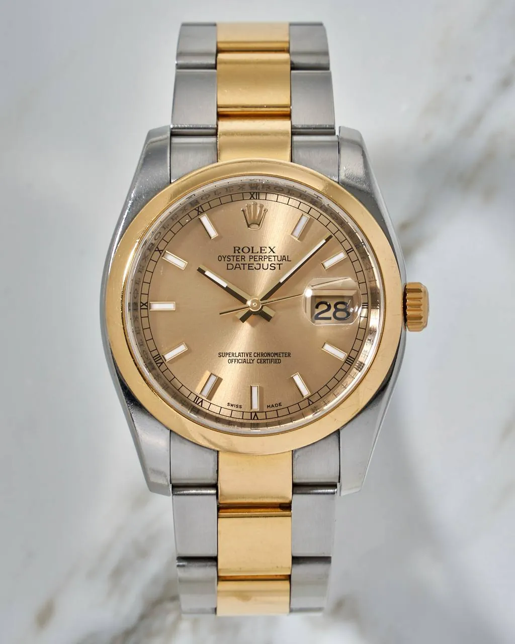 Rolex Datejust 36 mm Steel & Gold Z Series 116203 – 12
