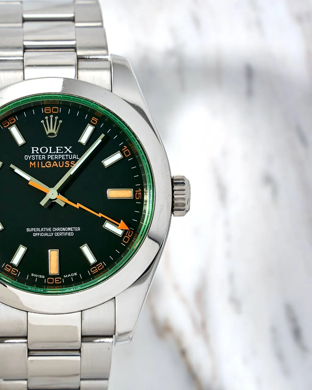 Rolex Milgauss 40mm Green Sapphire V Series 116400 – 2