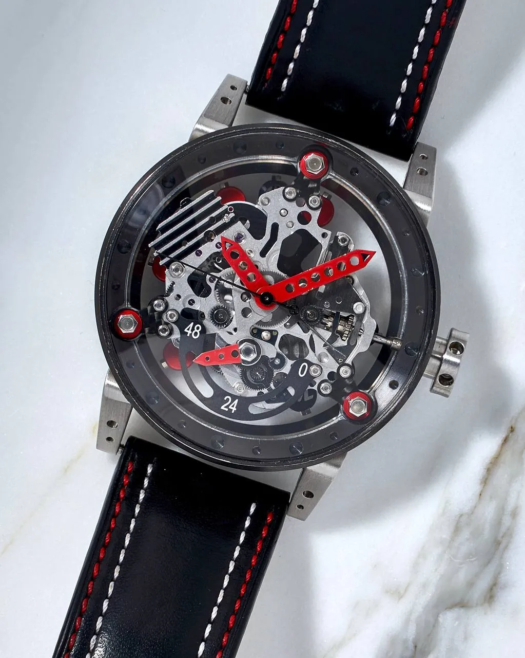 B.R.M R50 TN AR Red Skeleton Titanium – 4