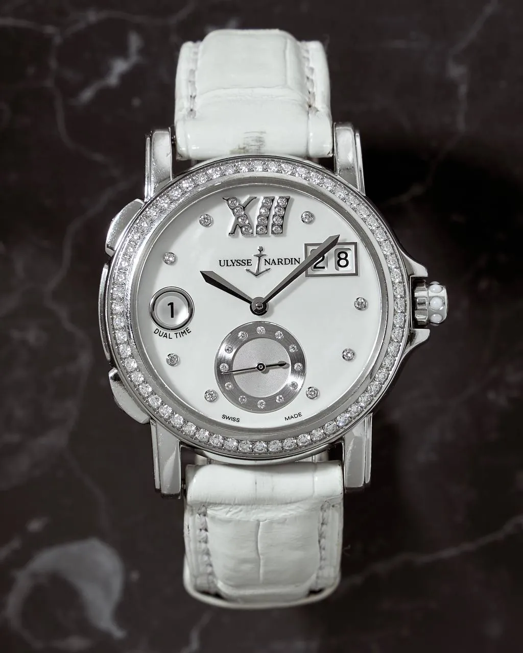 UN Dual Time Lady MoP Diamonds – 10