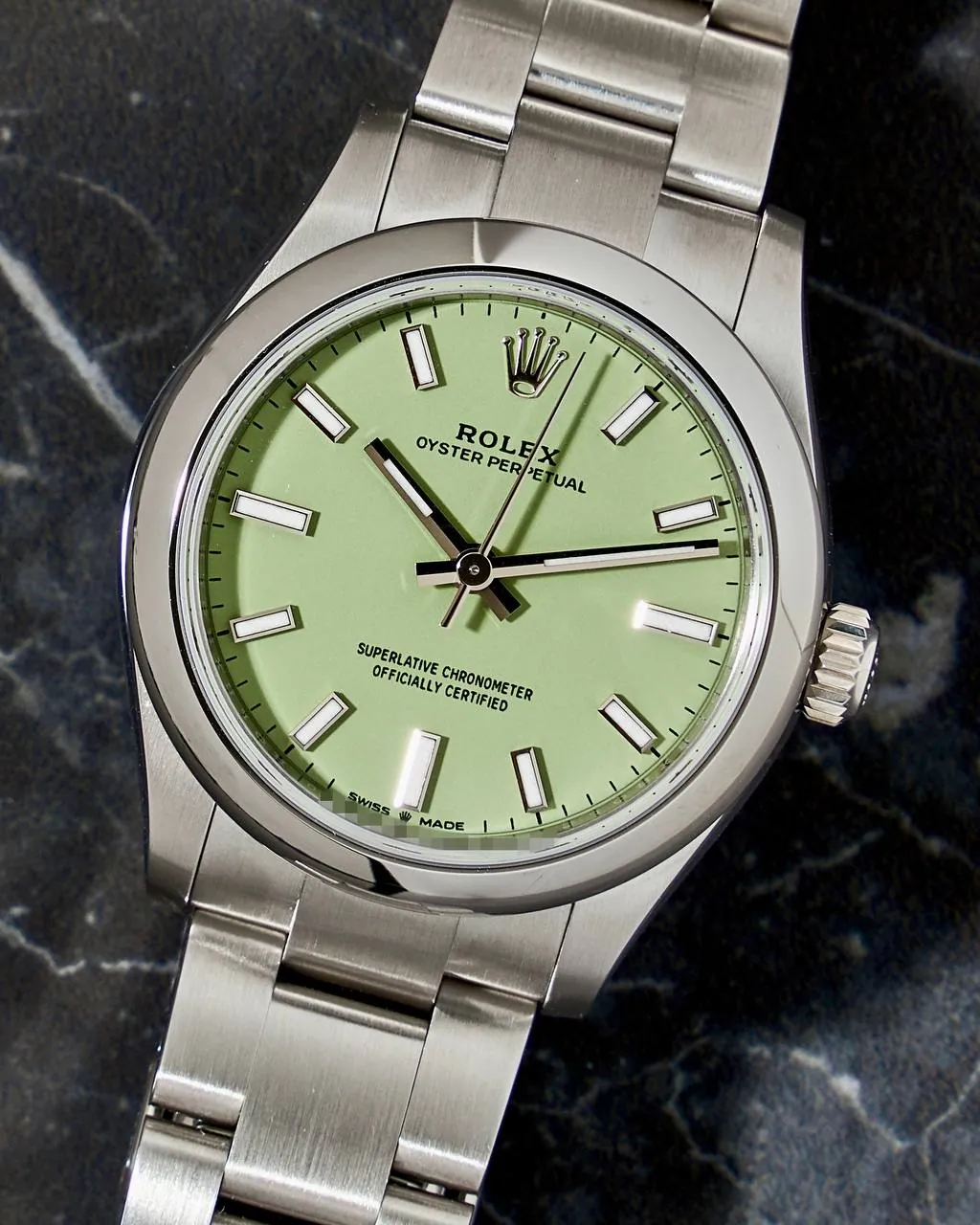 Rolex Oyster Perpetual 31mm 277200 Pistachio Dial NEW – 8