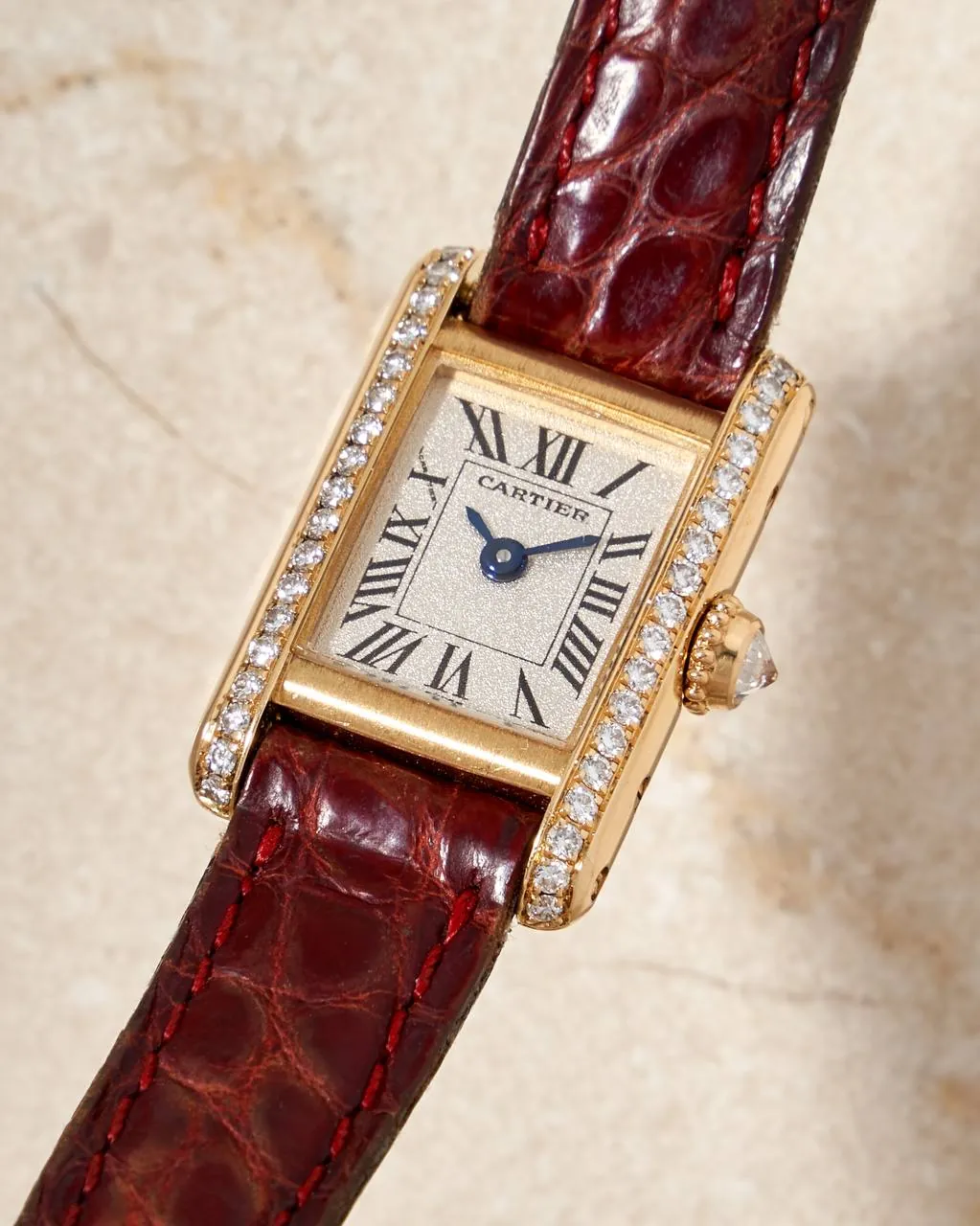 Cartier Mini Tank Gold & Diamonds 1360 – 11