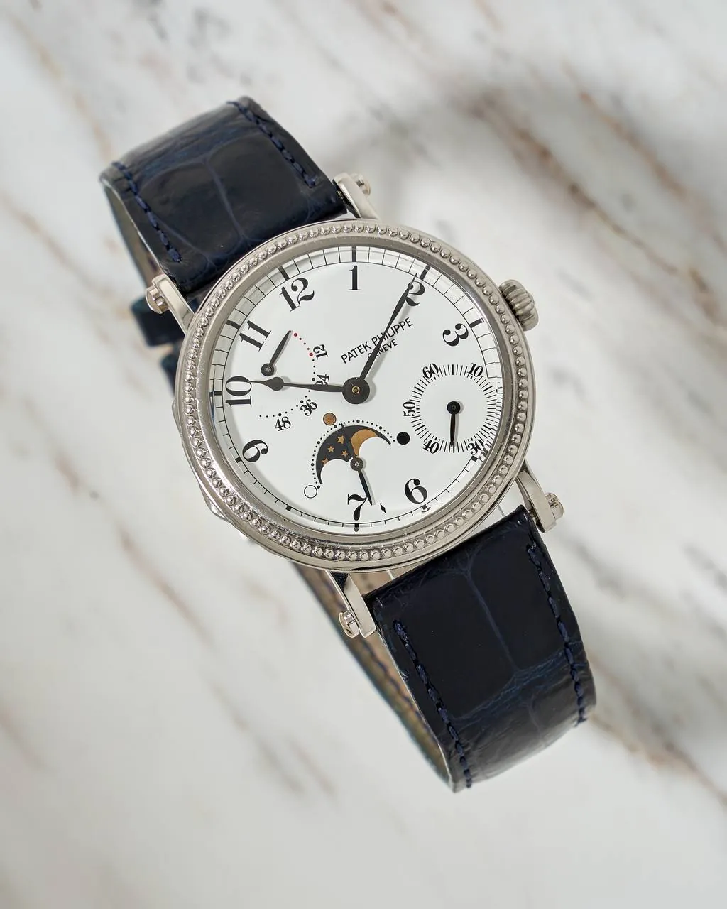 Patek Philippe Complications Moon Phase Power Reserve Platinum 5015 – 5