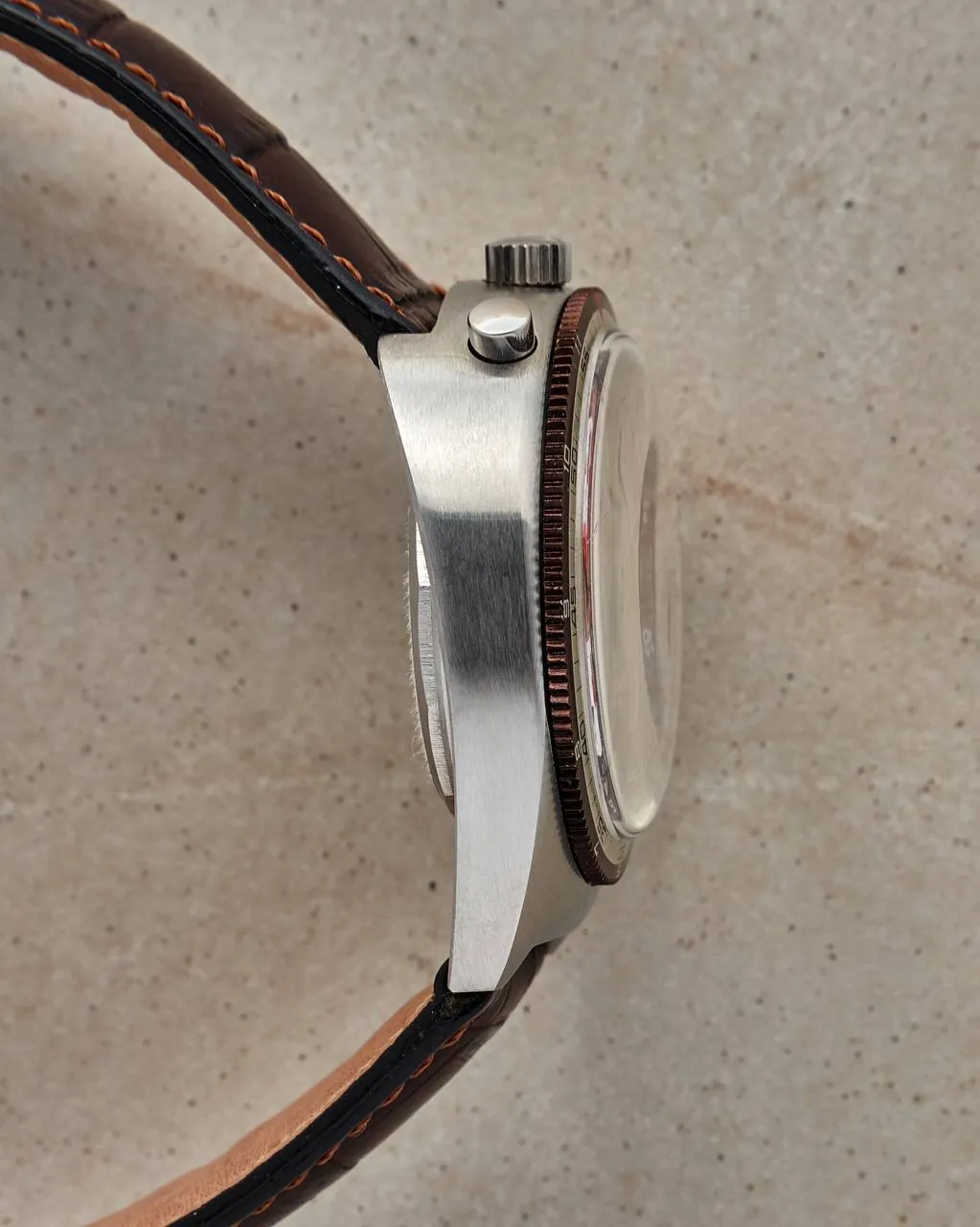 Breitling Chrono-Matic Bullhead Pupitre Chronograph Brown – 5