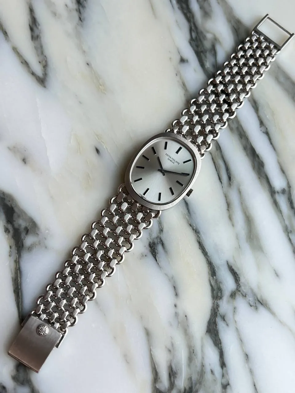 Patek Philippe Golden Ellipse Silver Dial White Gold 3577 – 4