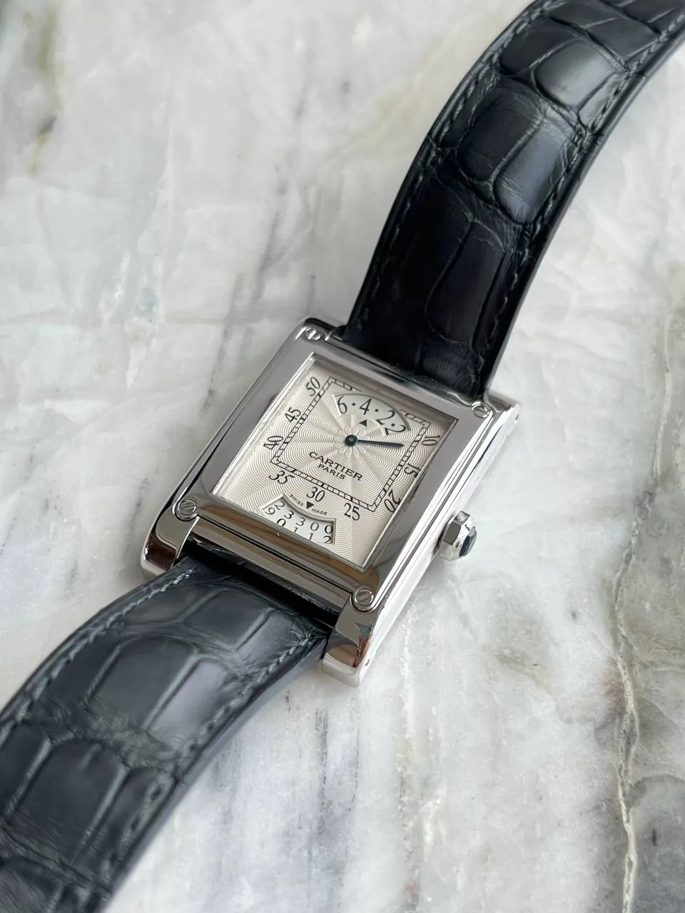 Cartier Tank a’ Vis ‘CPCP’ 2554 Wandering Hours White Gold – 6