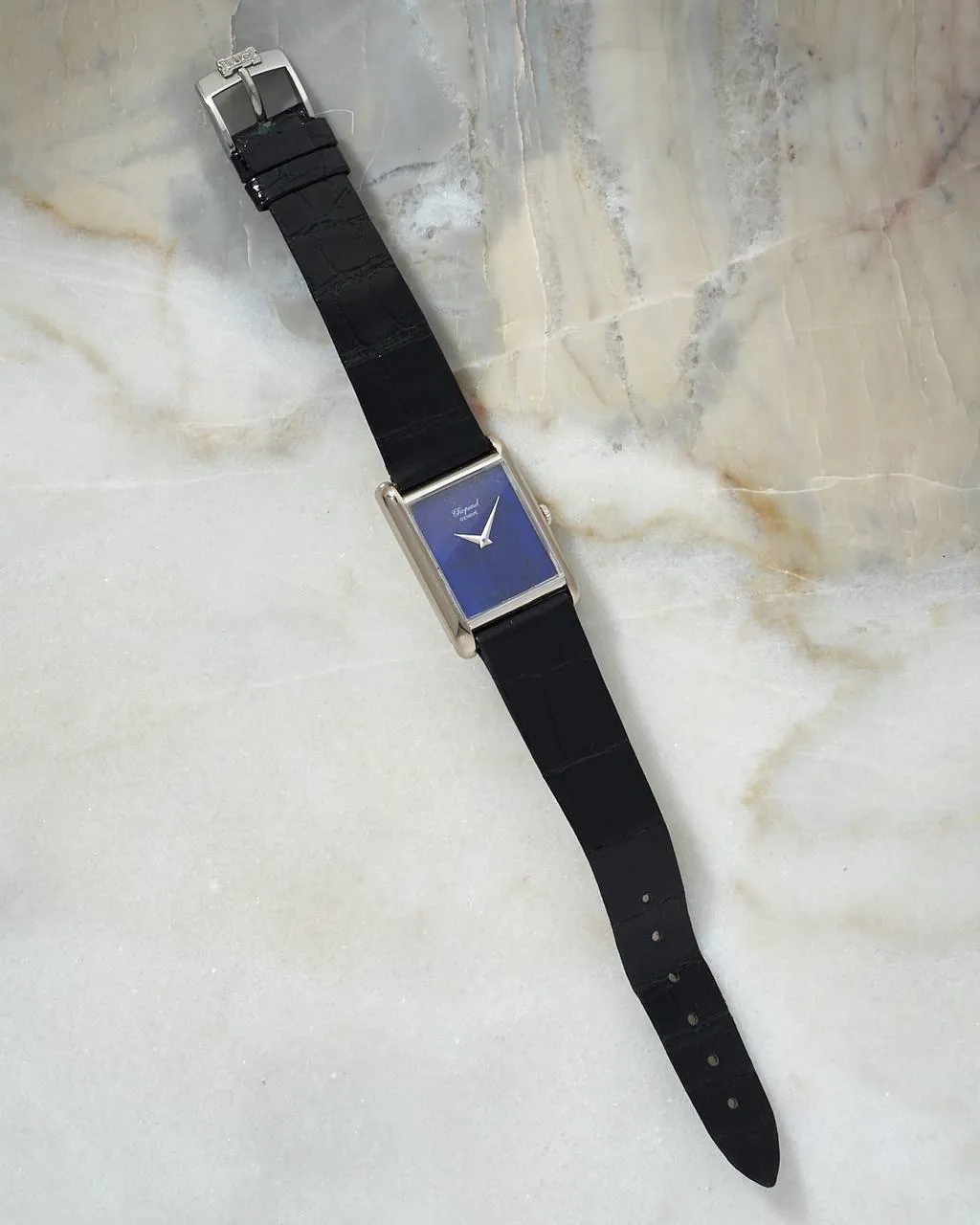 Chopard Tank Lapis Lazuli Dial White Gold – 5