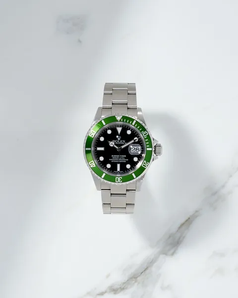 Rolex Submariner Kermit Date 40mm F series 16610LV MK 3